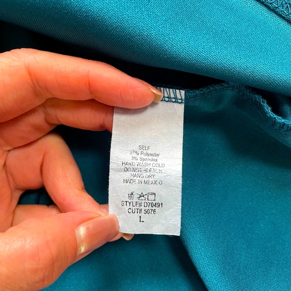 White Birch Teal Dress (Pockets) - Picture 3 of 6